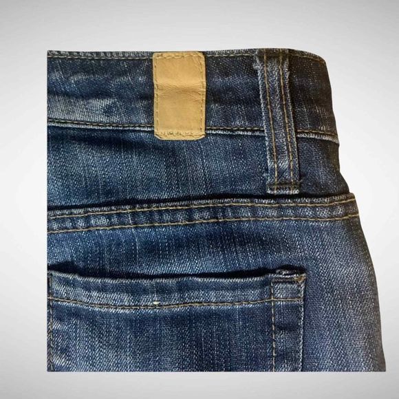 Maurices Molli Flare Leg Jeans Sz 3/4 Long Meas 30x 34.5 Inseam Tall Bell Bottom - Picture 6 of 12